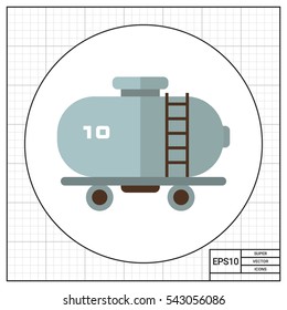 Railroad tank wagon