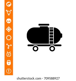 Railroad tank wagon