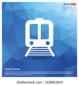 Railroad track icon - Free vector icon