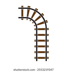 Plantilla de diseño de ilustración de símbolo de Vector de logotipo de Pistas de ferrocarril