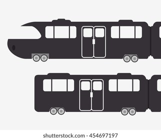 railroad train isolated icon design, vector illustration  graphic 