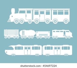 railroad train isolated icon design, vector illustration  graphic 