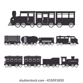 railroad train isolated icon design, vector illustration  