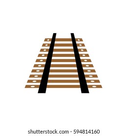 Railroad vector icon