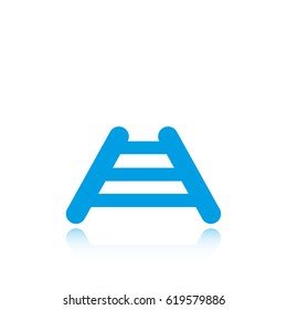 Railroad vector icon