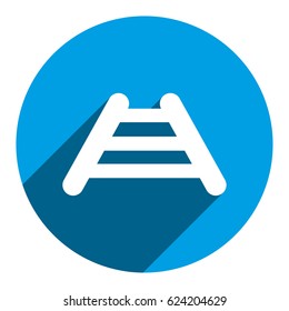 Railroad vector icon