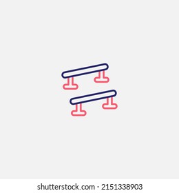 Rails icon sign vector,Symbol, logo illustration for web and mobile