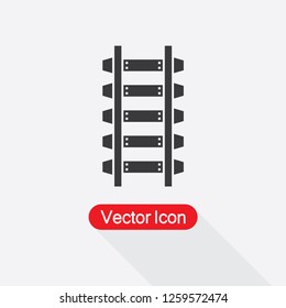 Rails Icon Vector Illustration Eps10