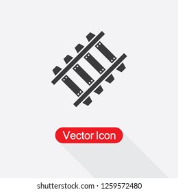 Rails Icon Vector Illustration Eps10