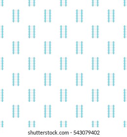 Rails and sleepers pattern. Cartoon illustration of rails and sleepers vector pattern for web