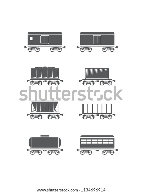 railway cars\
set