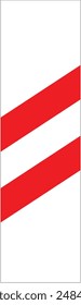 Railway crossing vector sign safty symbol eps 10 