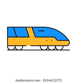 railway electric line icon vector. railway electric sign. isolated symbol illustration