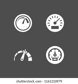 railway icon. 4 railway set with speed vector icons for web and mobile app