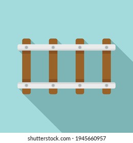 Railway icon. Flat illustration of Railway vector icon for web design