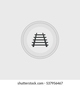 railway  icon illustration isolated vector sign symbol