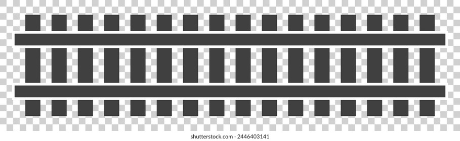 Railway icon on white background.