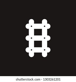 railway icon. railway vector design. Sign design. Vector design. Logo. Vector illustration
