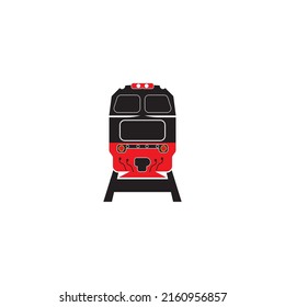 Railway  icon vector illustration logo design background.