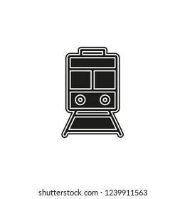 railway icon - vector train - rail station - transportation icon