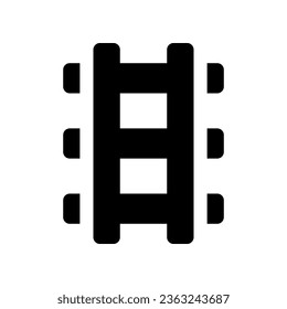 icono ferroviario. icono vector para tu sitio web, móvil, presentación y diseño de logotipo.