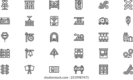 Colección de iconos vectoriales de alta calidad con trazo editable. Ideal para Profesional y Proyectos Creativos.