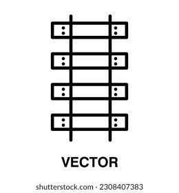 Railway icon,vector illustration. vector railway icon illustration isolated on White background, railway icon.eps