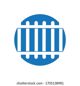 diseño vectorial de la ilustración ferroviaria