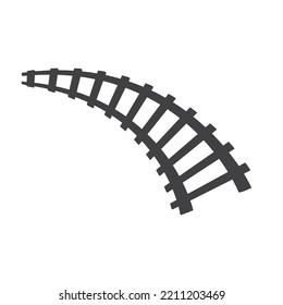 Railway Illustration vector template train way