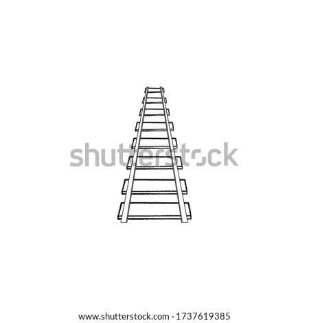  railway logo vector icon design illustration