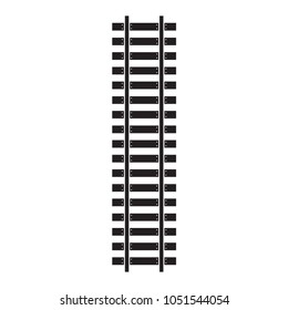 railway road icon- vector illustration