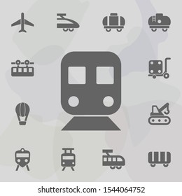 Railway, sign icon. Simple set of transport icons. One of the collection for websites, web design, mobile app
