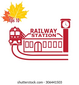 Railway station icon