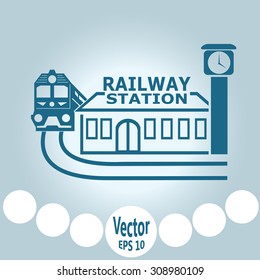 Railway station icon