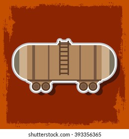 Railway tank.