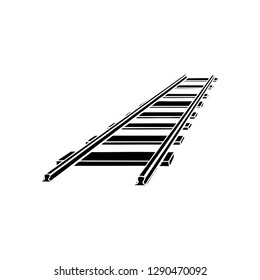 railway track isometric icon