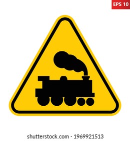 Train Warning Sign Images Stock Photos Vectors Shutterstock