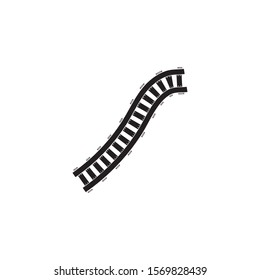 railway vector icon design template illustration