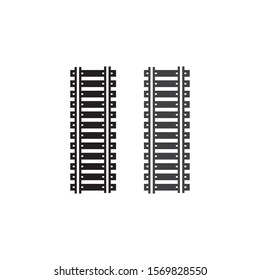 railway vector icon design template illustration