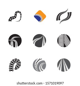 railway vector icon design template illustration