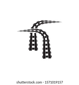railway vector icon design template illustration