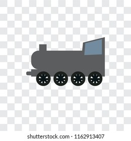 Railway vector icon isolated on transparent background, Railway logo concept