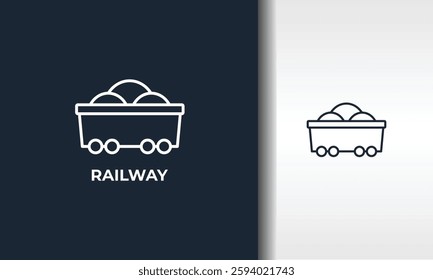 Railway Vector, Icon Or Logo Sign Isolated Symbol Illustration