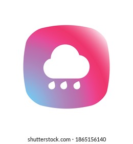 Rain - App Icon Button