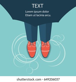 Rain background.Vector illustration for text