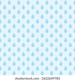 Rain, Blue raindrops, Seamless Pattern texture