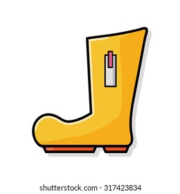 Rain boots doodle