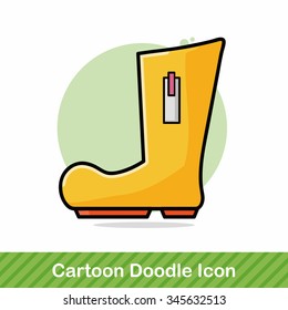 Rain boots doodle