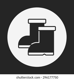 Rain boots icon