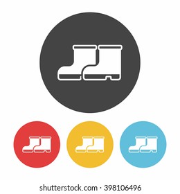 Rain boots icon